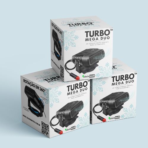 Ar Condicionado Portátil Turbo Mega Duo Y