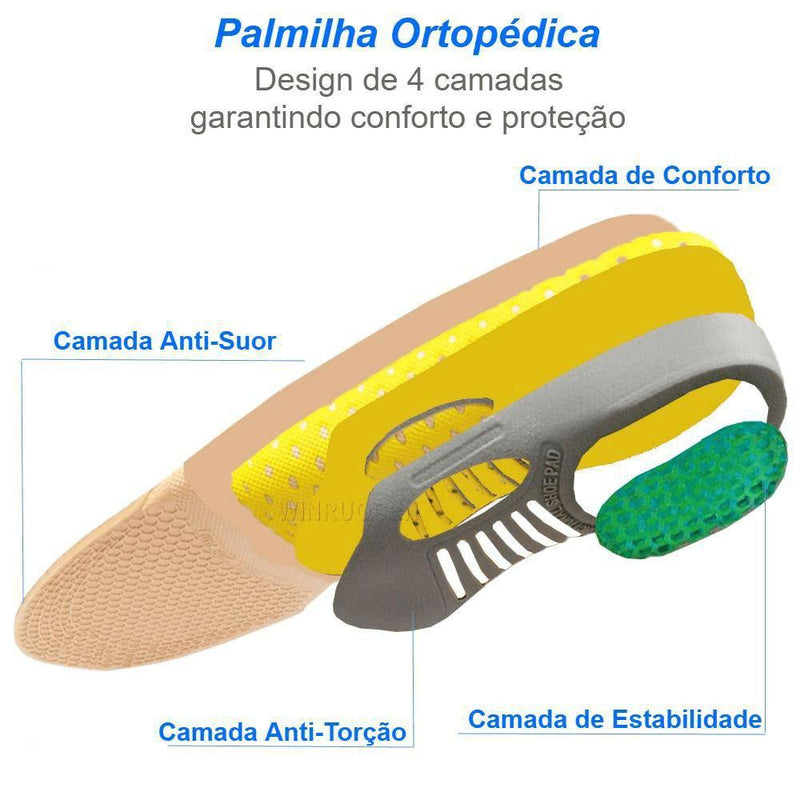 Palmilha Ortopédica Anatômica IdeiaTech™
